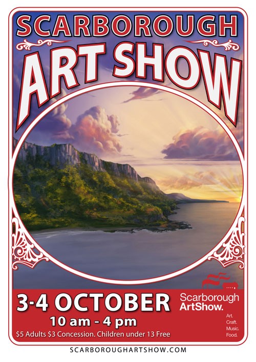 Scarborough Art Show poster 2015