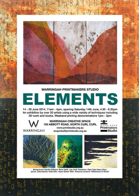 'Elements'  Printmaking and Artist Books Exhibition